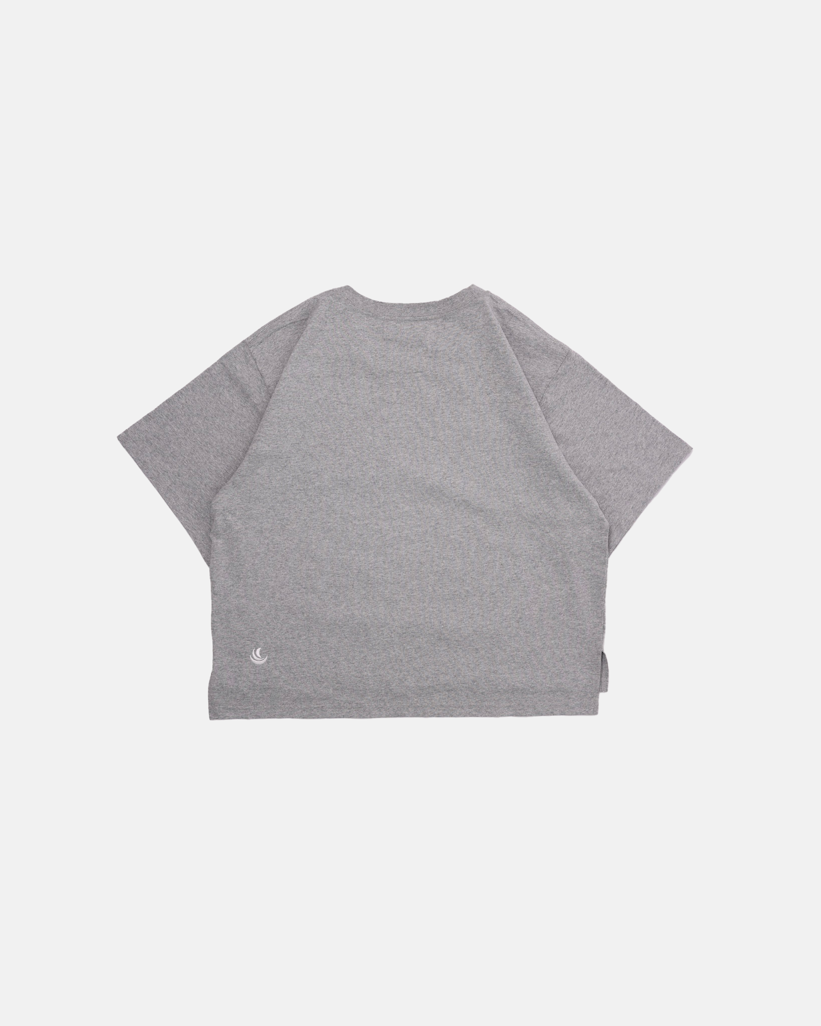 breathe into calm Oversize Tee - Grey