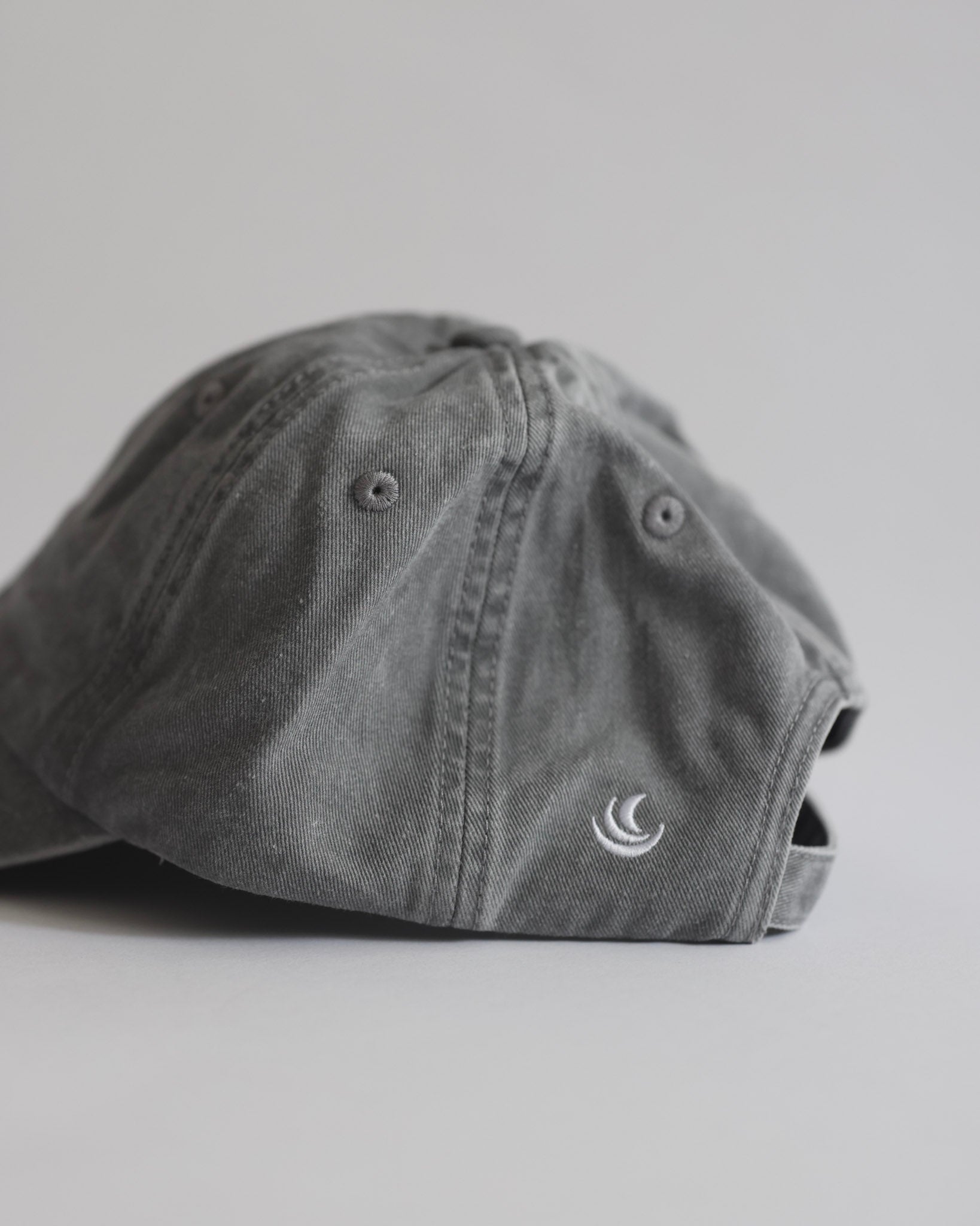 exhale Cotton Twill Hat - Grey