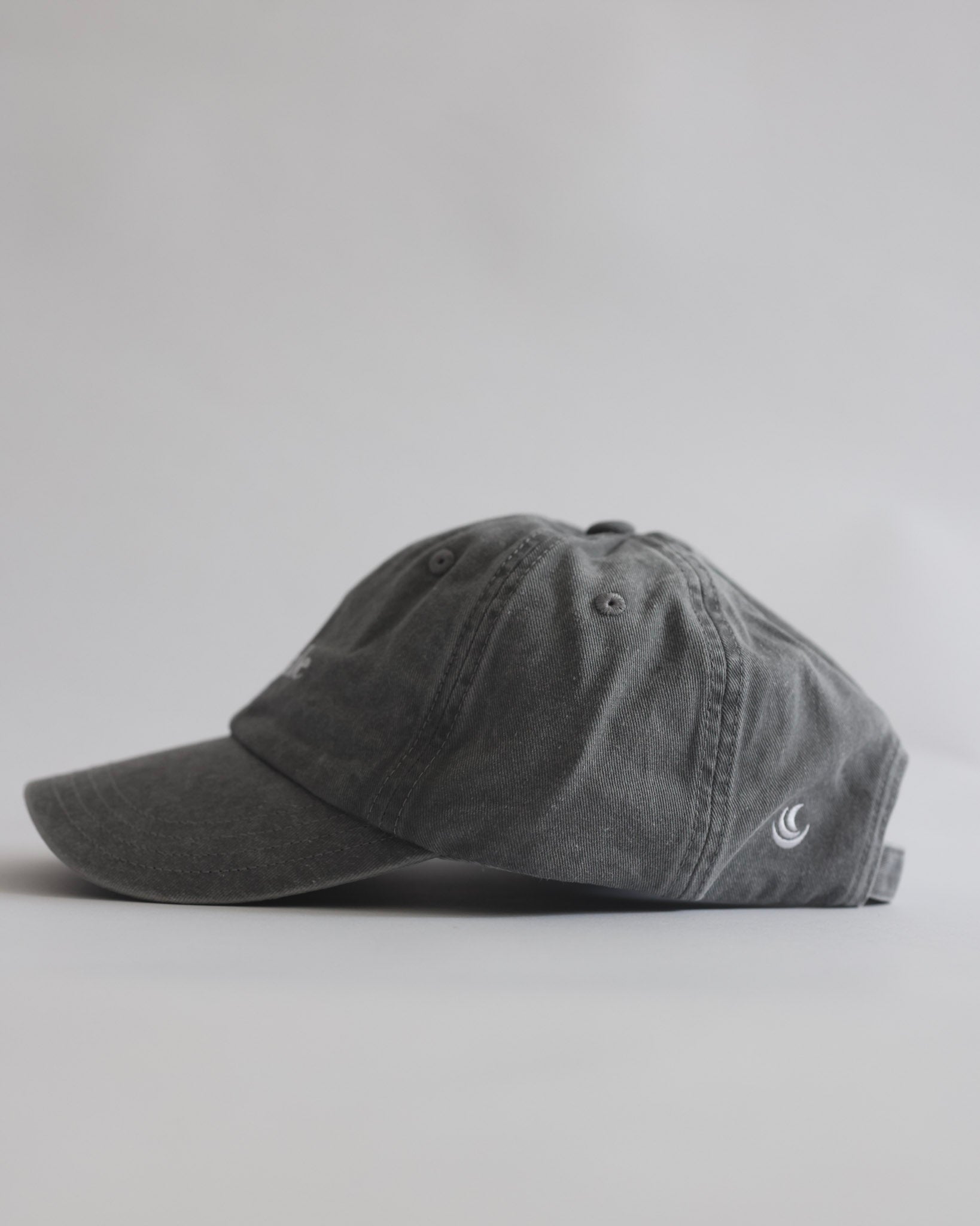 exhale Cotton Twill Hat - Grey