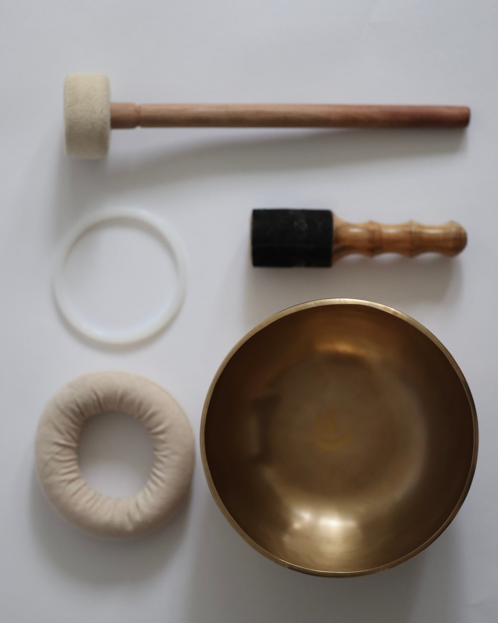 singing bowl starter set|20CM音階シンギングボウル渋金