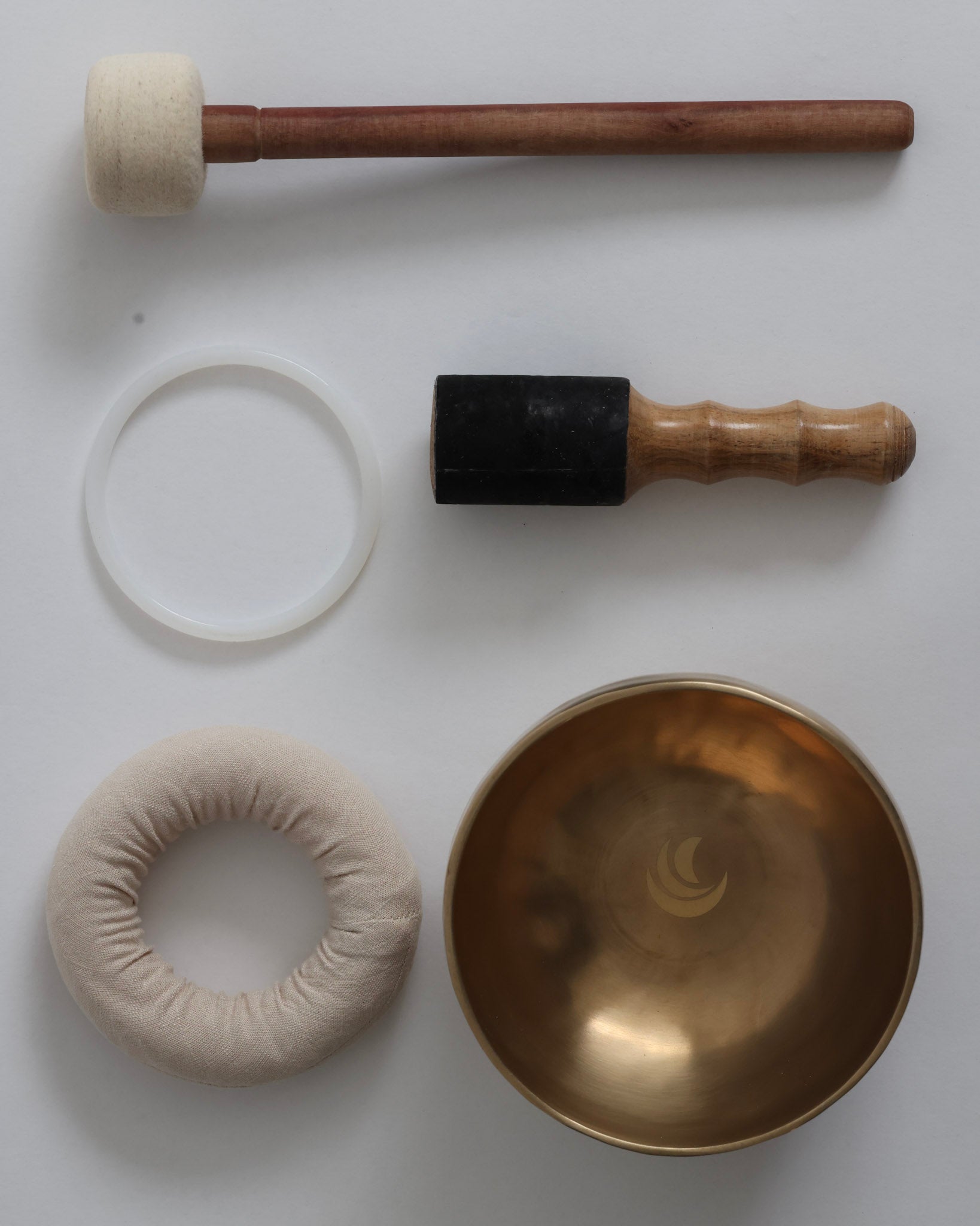 singing bowl starter set｜15CM音階シンギングボウル渋金