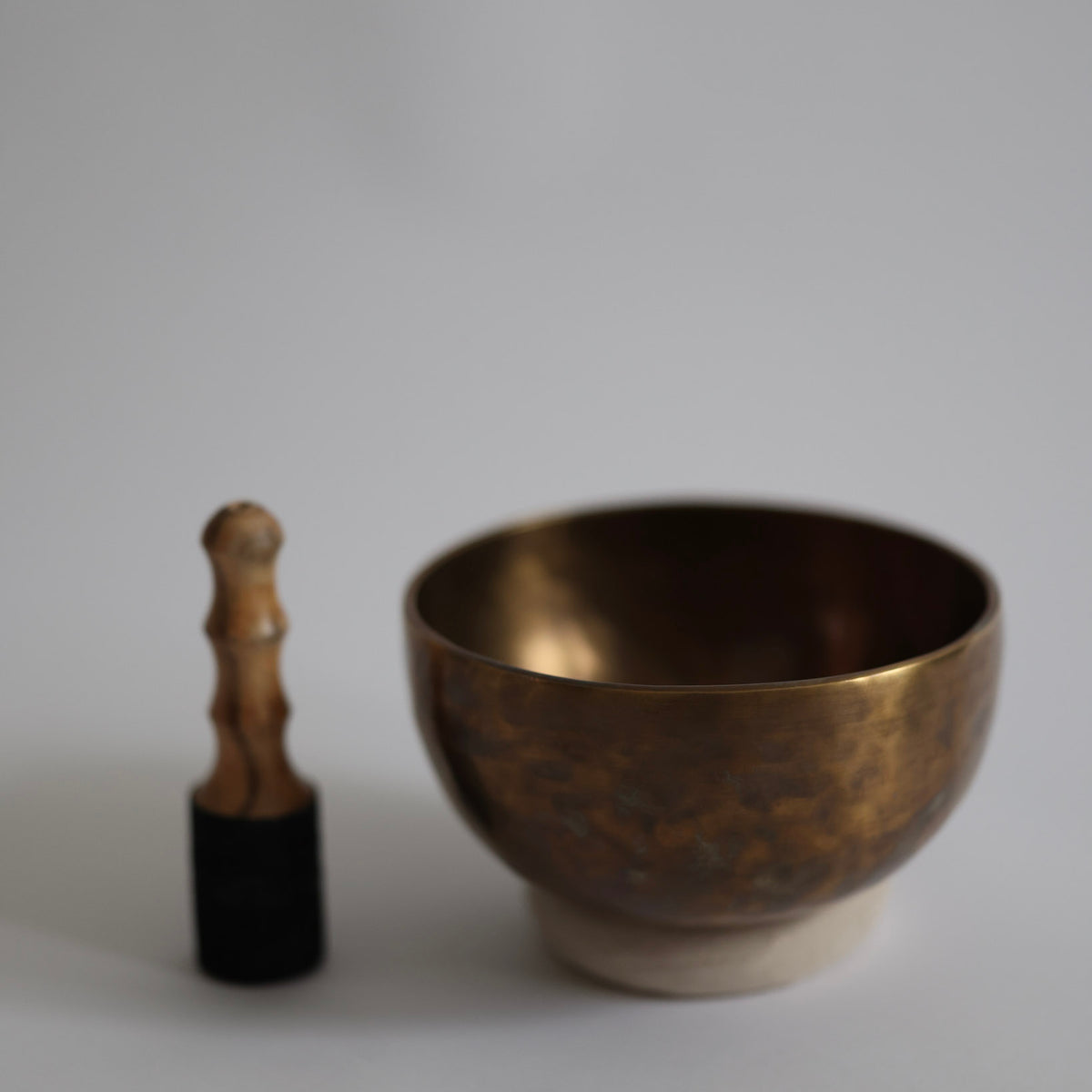 singing bowl starter set｜20CMシンギングボウル渋金模様入り
